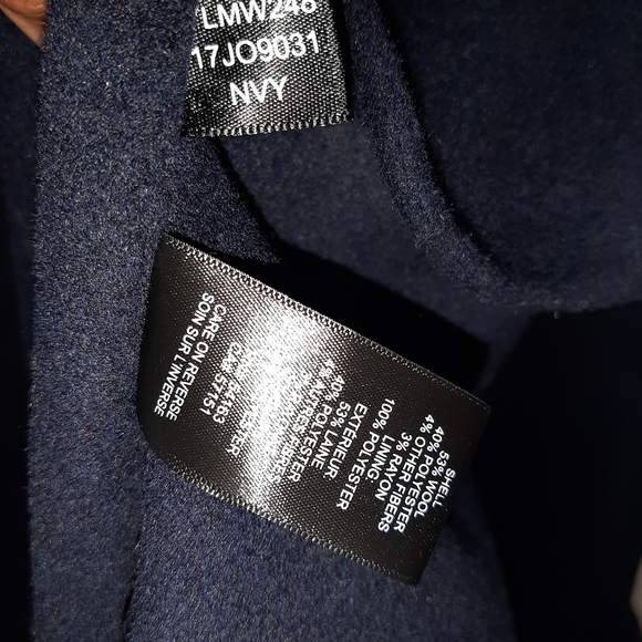 *HOST PICK* Kenneth Cole trench coat NAVY XL - Picture 10 of 15